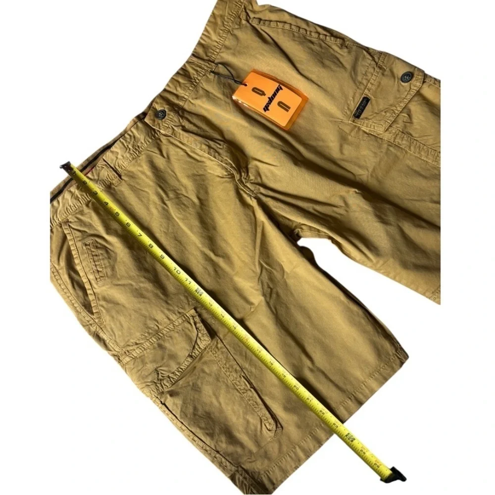 NWT QXL 100% Cotton Men's Tan Cargo Shorts